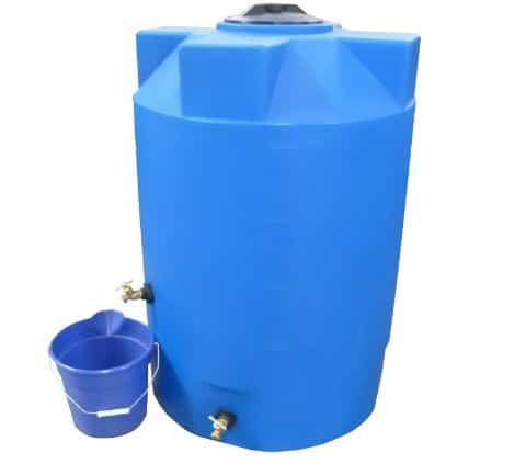 100 gallon emergency water storage tank
