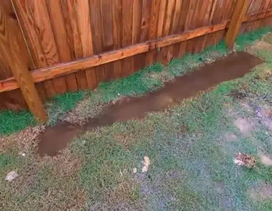 Fixing the drainage is one of the another ways to dry up a muddy yard
