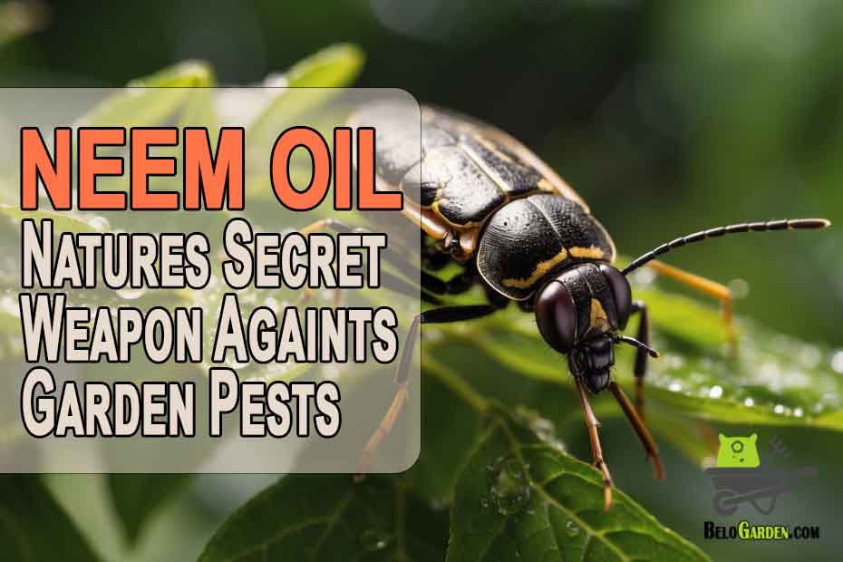 Neem oil: nature's secret weapon for effective garden pest management