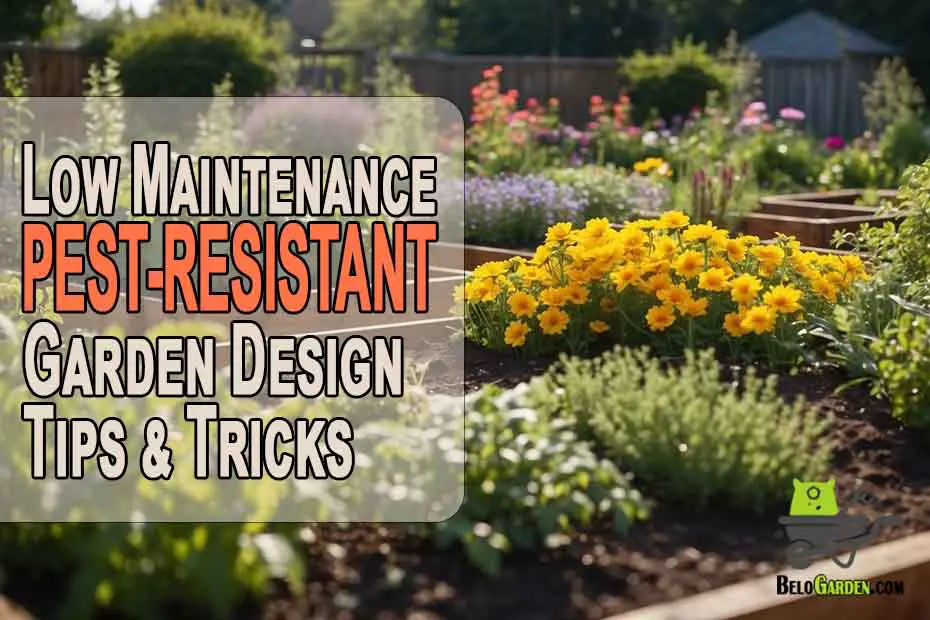 Low maintenance pest-resistant garden design: tips and tricks