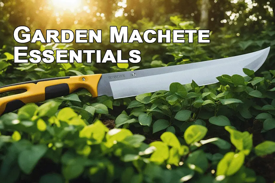 Garden machete essentials